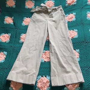 Wide leg tie waist size 2 pants